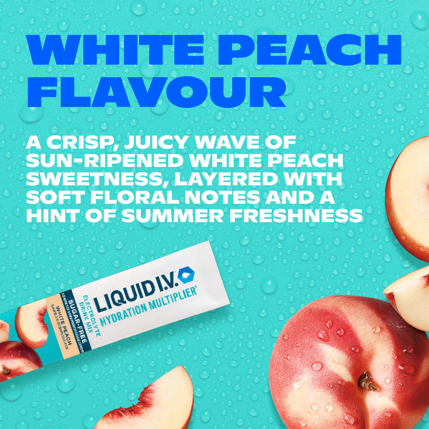 Liquid I.V.® Sugar-Free - White Peach 24PK