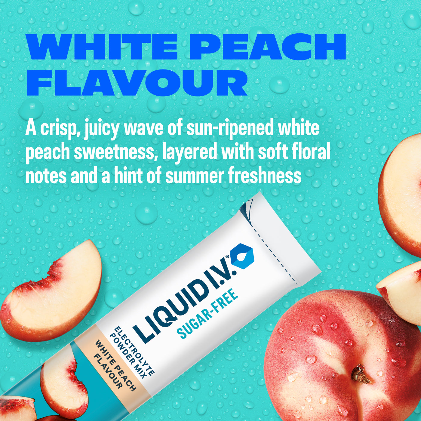Liquid I.V.® Sugar-Free - White Peach 24PK